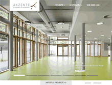 Tablet Screenshot of akzente-architektur.de